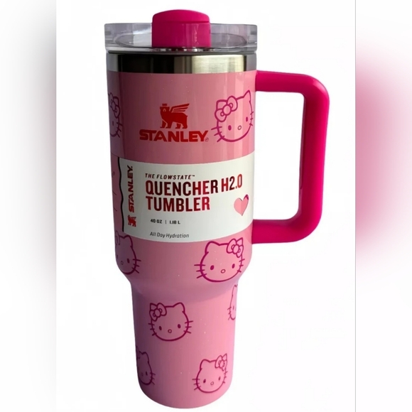 Stanley Other - Stanley Pink Hello Kitty 40 oz. Tumbler with A Hello Kitty KeyChain